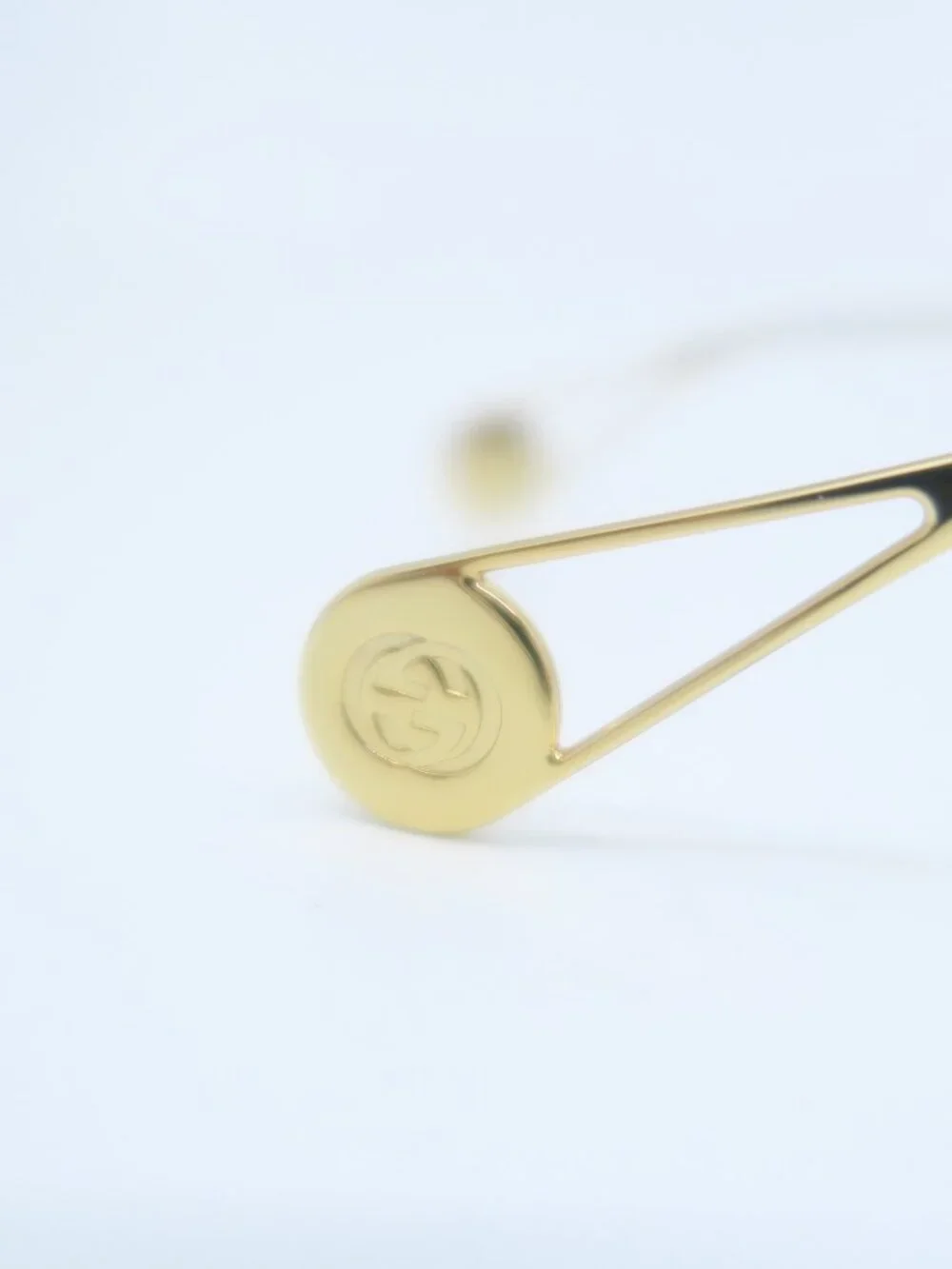Gucci GG0439O 008 55mm Gold/Gold Metal, New Men's Eyeglasses Frames.